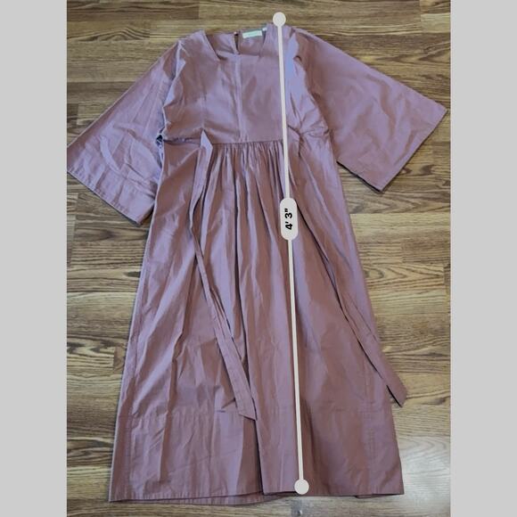 DOEN Avignon Midi bell like sleeves Dress in Sierra size S - Picture 5 of 12